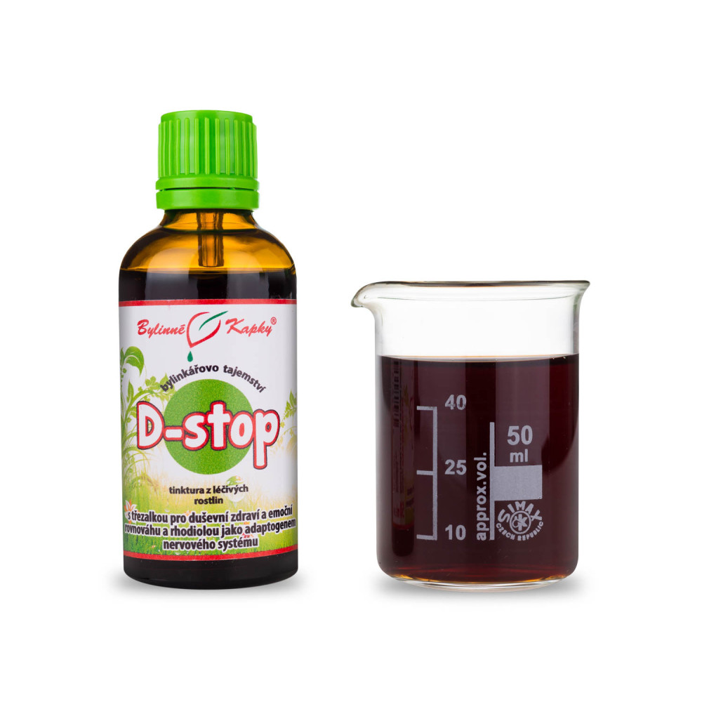 D-stop - Bylinné kapky (tinktura) Bylinkářovo tajemství 50 ml