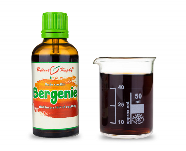 Bylinné kapky Bergenie kapky (tinktura) 50ml