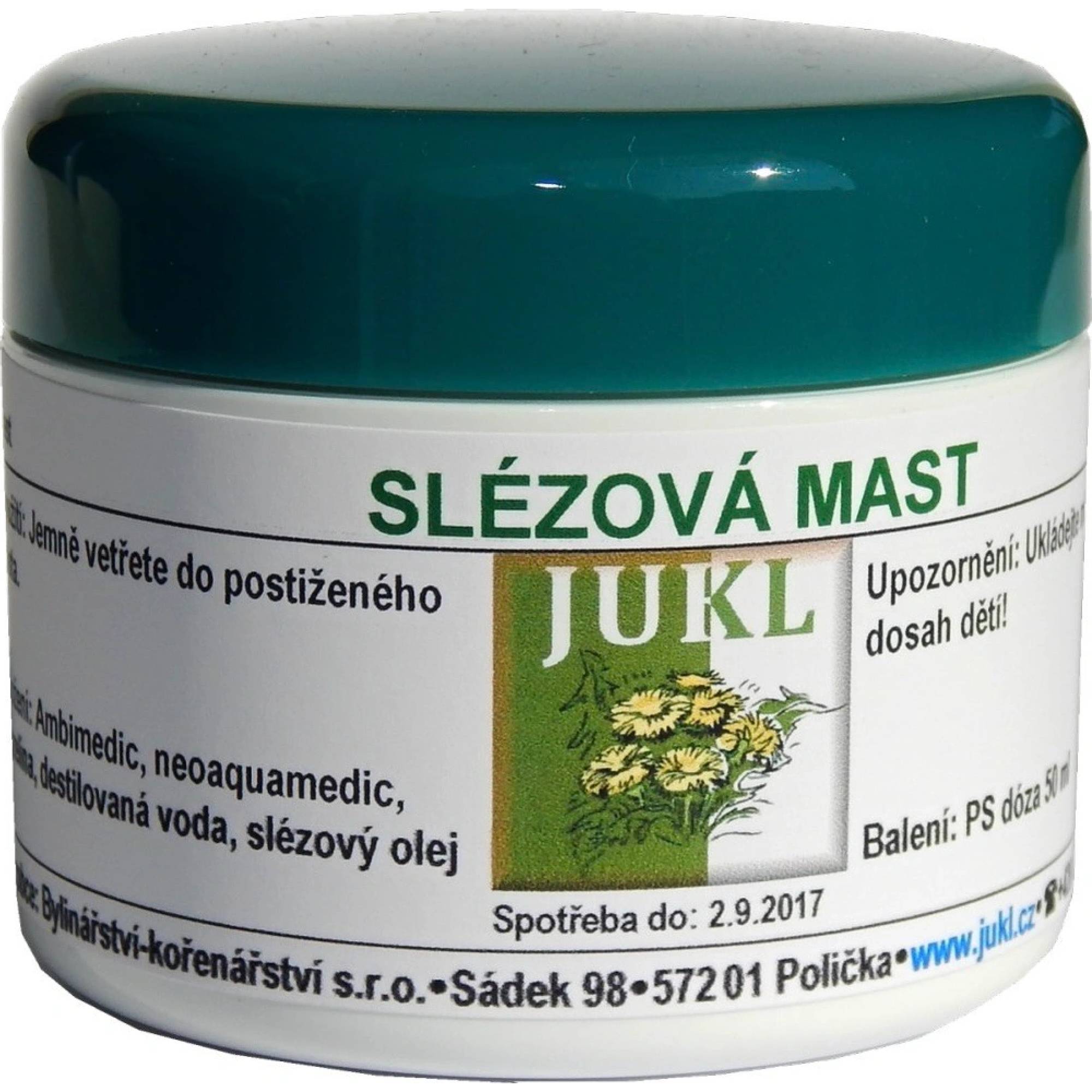 Jukl Bylinná mast Slézová 50 ml