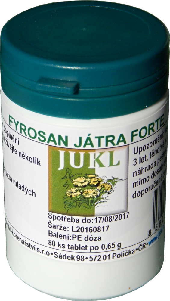 Jukl Fyrosan játra forte 52 g