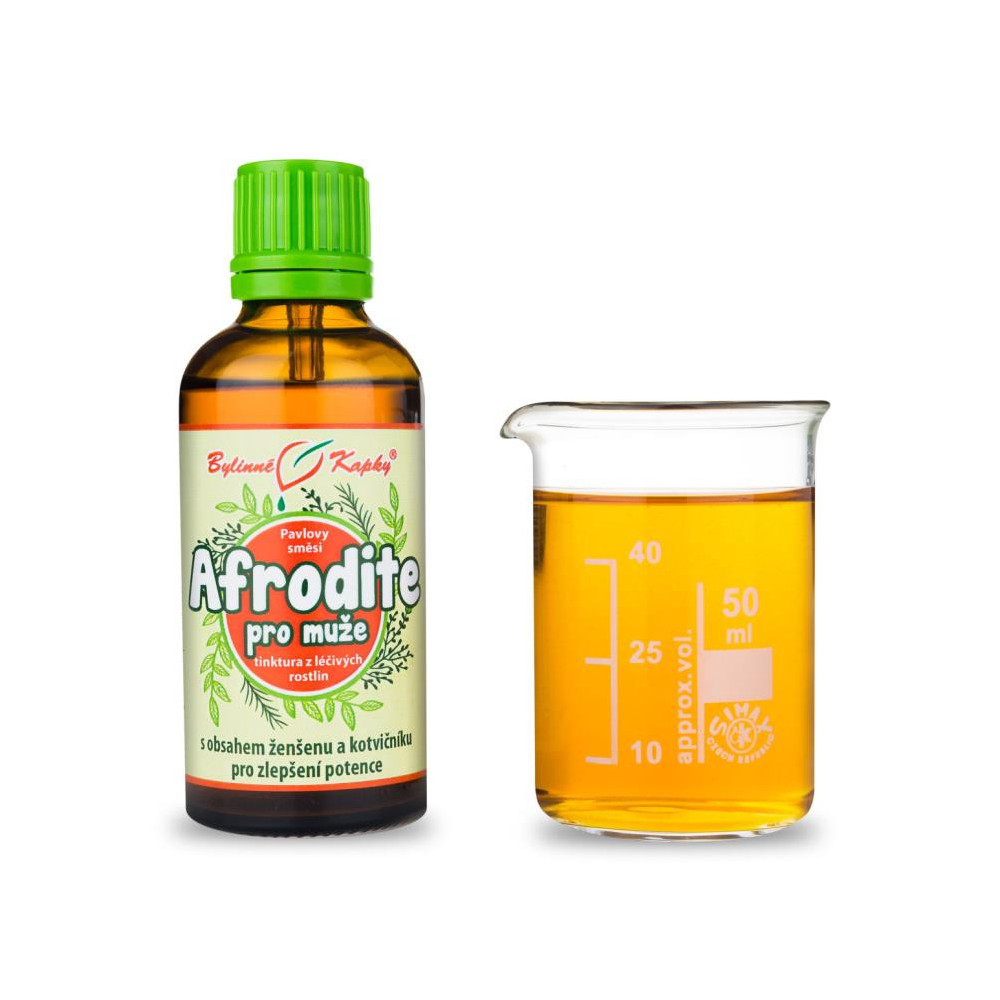 Afrodite pro muže - Pavlovy bylinné kapky (tinktura) 50 ml